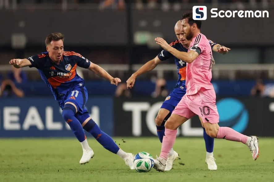 인터 마이애미, 신시내티에 0-3 완패... 메시 '골 침묵'